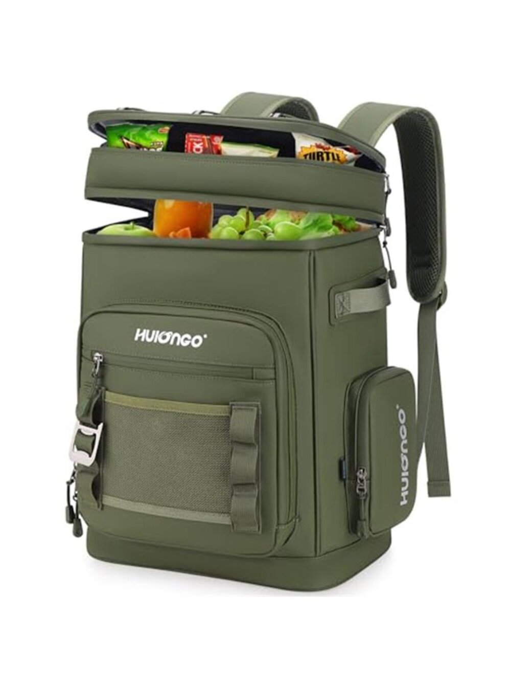 New Large Waterproof Insulated Cooler Backpack, 30L, 48Cans